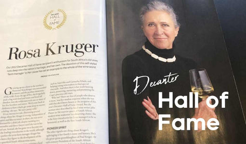 Decanter Hall of fame - Rosa Kruger