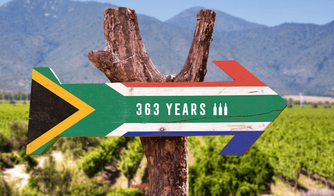 363 Jahre Südafrika Wein