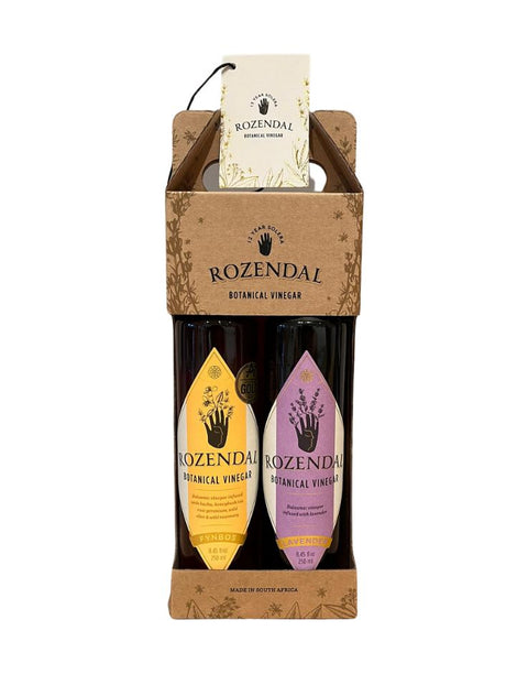 Rozendal Bio Essig Geschenkset mit Fynbos und Lavendel Vinegar à 25cl