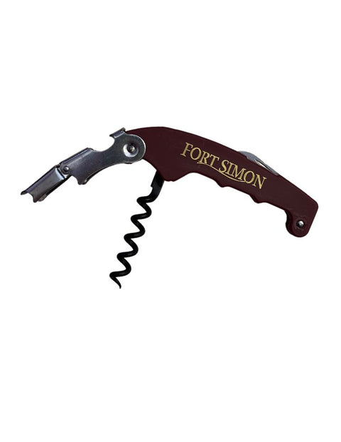 Koala Fort Simon Kellner Doppelhebel Korkenzieher Bordeaux Rot