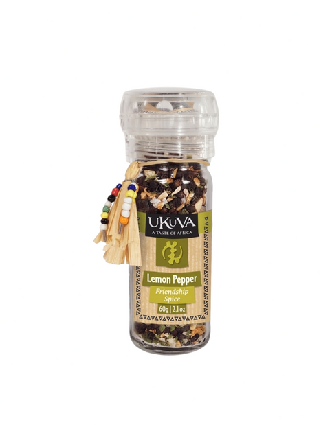 Ukuva Swahili Lemon Pepper Gewürzmischung 60g - MHD Okt. 2027