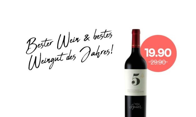 CHF 19.90 statt 29.90 ab 1 Flasche / 4.5 Stars by Platter's / Bester Wein des Jahres 2022.