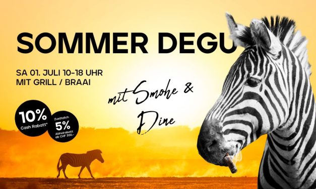 Sommer Degu mit Smoke & Dine