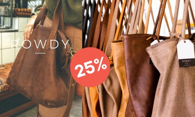 25% auf Rowdy Bags