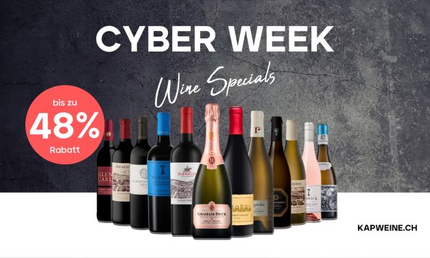 Take benefit from our Cyber Week Wine Deals on selected South African wines from now until 3 December. All offers are limited.