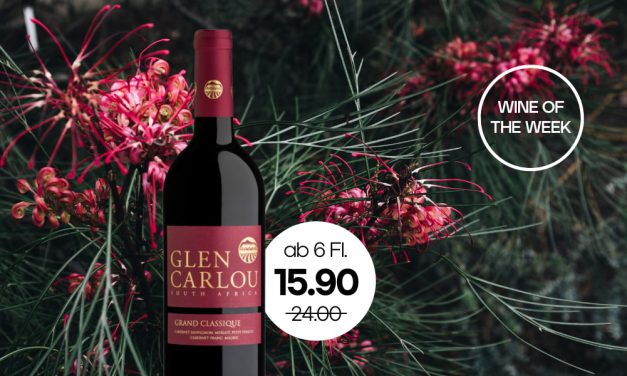 CHF 15.90 Wine of the Week >6 bottles | Discover the Glen Carlou Grand Classique 2020 with exquisite balance and elegance.