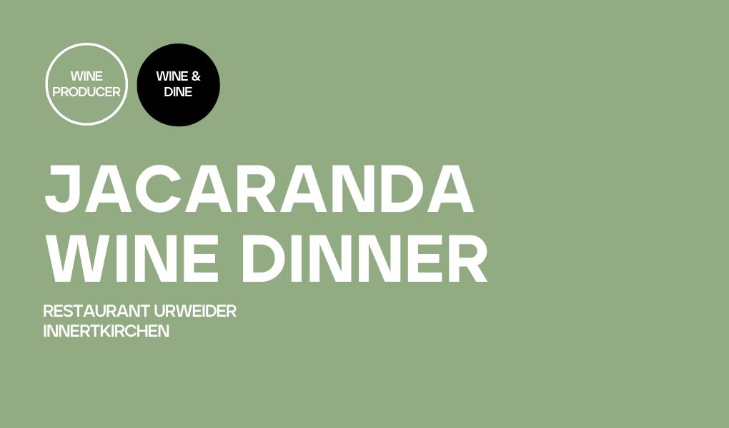 Wine dinner with Jacaranda