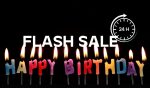 Happy Birthday Flash Sale