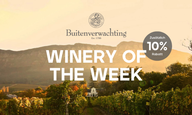 Entdecke unsere Winery of the Week – Buitenverwachting – und profitiere bis zum 13. August von zusätzlichen 10% Rabatt auf alle Buitenverwachting-Weine.