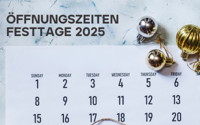 Holiday Opening & Delivery Times 2025