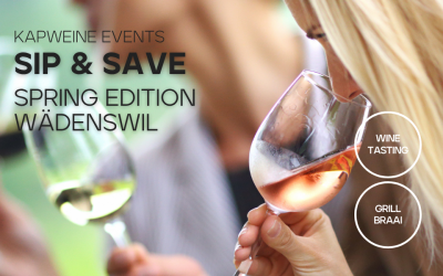 Sip&Save: Spring Edition am 30.05.2026 in Wädenswil